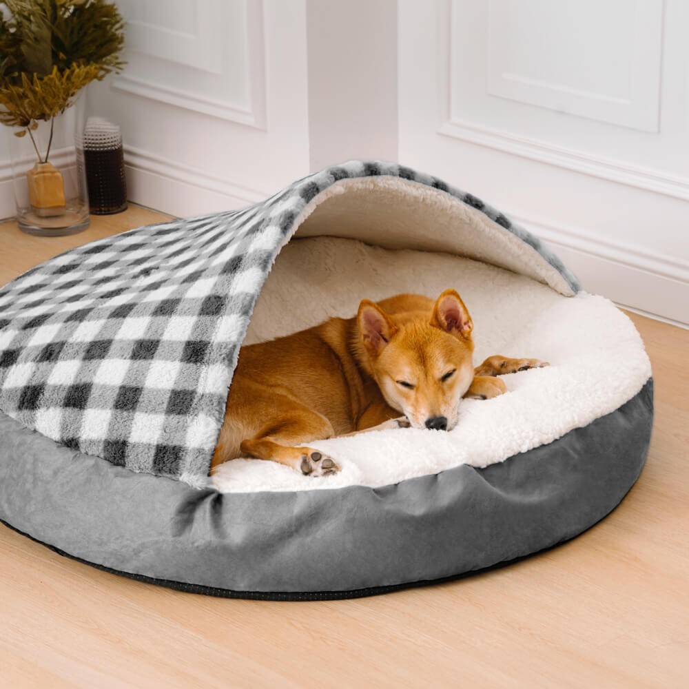 Plush Dog Nest Cat Bed Plush Dog