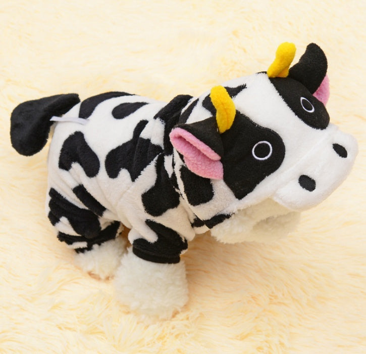 Costume Cow For Cat Dog