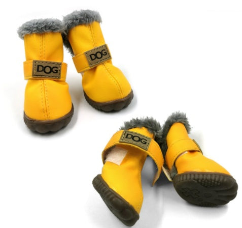 Dog Cat Thick Snow Boots