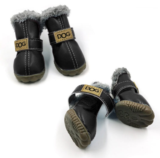 Dog Cat Thick Snow Boots
