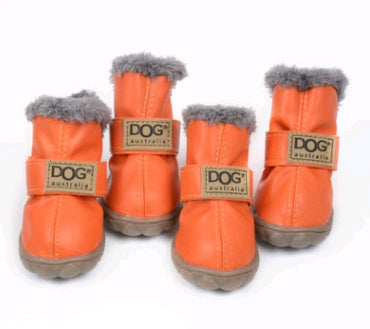 Dog Cat Thick Snow Boots