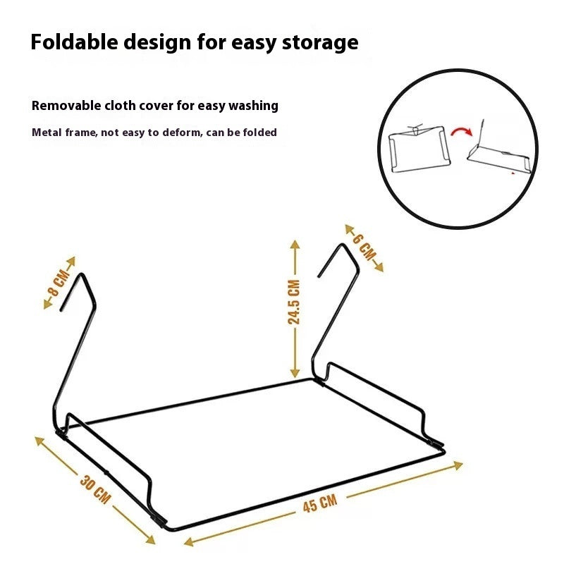 Plush L-shaped Cat Hammock Hanging Cat Nest