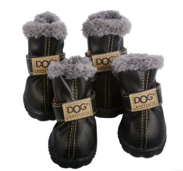 Dog Cat Thick Snow Boots