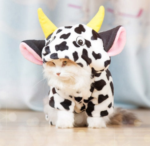 Costume Cow For Cat Dog