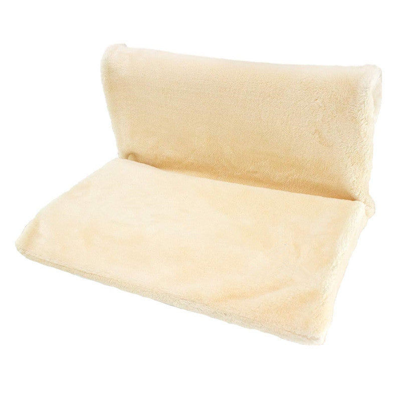 Plush L-shaped Cat Hammock Hanging Cat Nest