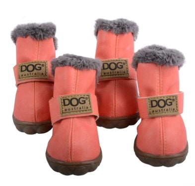 Dog Cat Thick Snow Boots