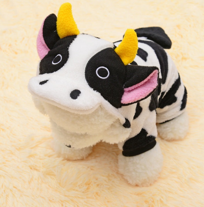 Costume Cow For Cat Dog