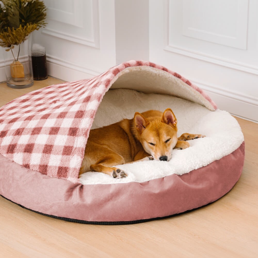 Plush Dog Nest Cat Bed Plush Dog